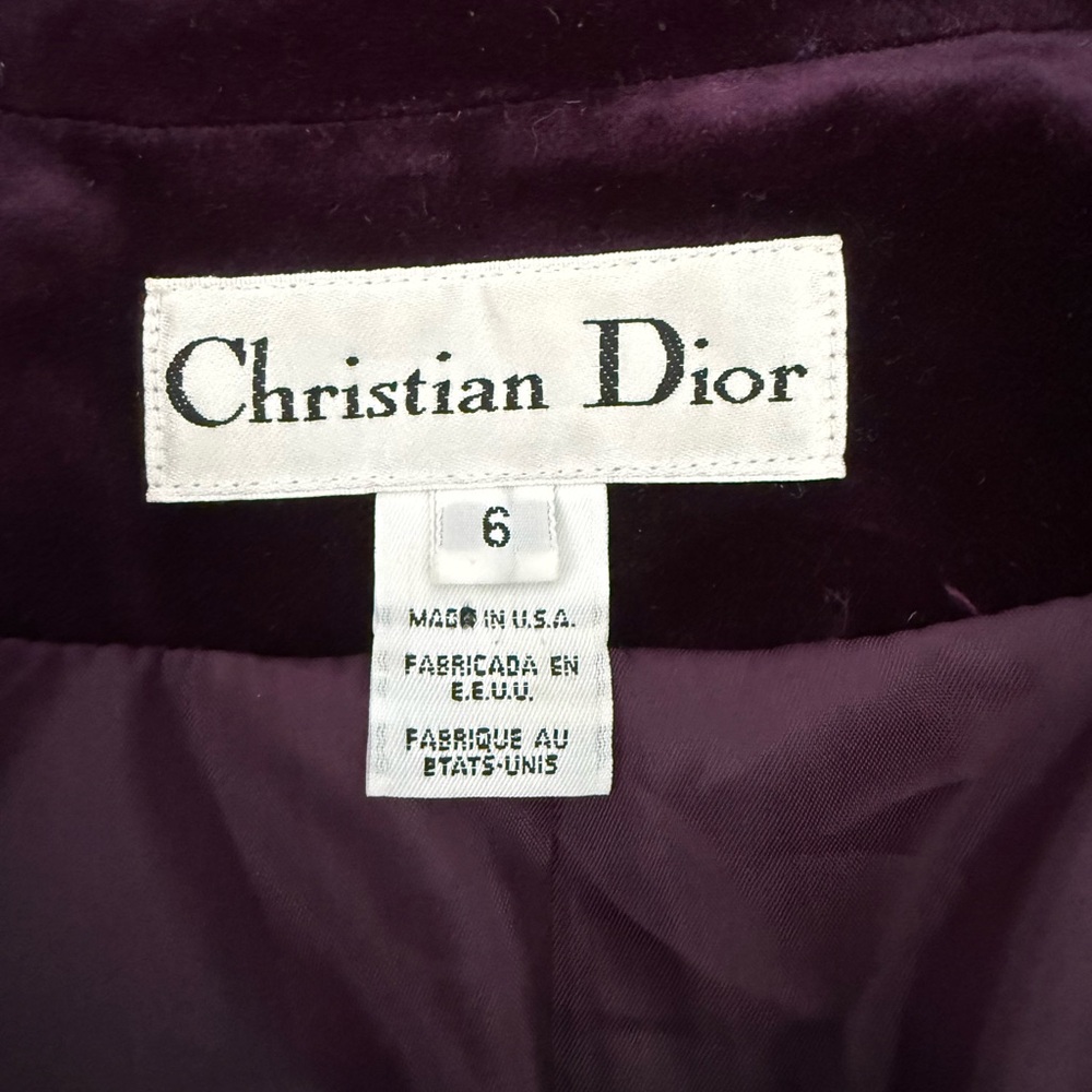 VTG Dior Luxurious Purple Wool Jacket - Picture 9 of 14
